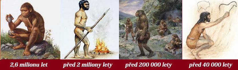 Doba kamenná časová osa